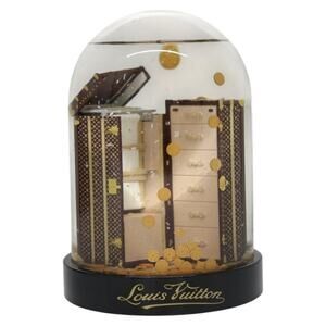 Louis Vuitton Wardrobe Trunk Snow Globe 2009 Limited Year Clear White